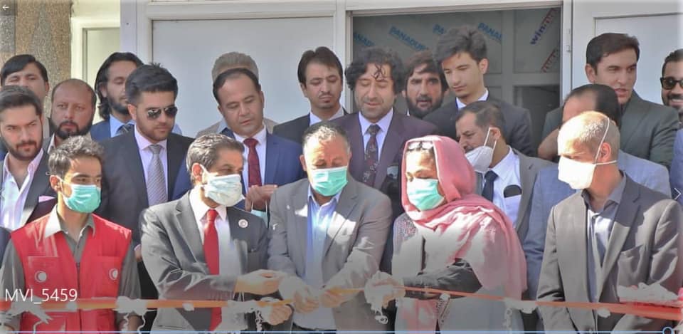 افتتاح شفاخانه ۵۰ بسترمراقبت مریضان کوید -۱۹ سره میاشت!