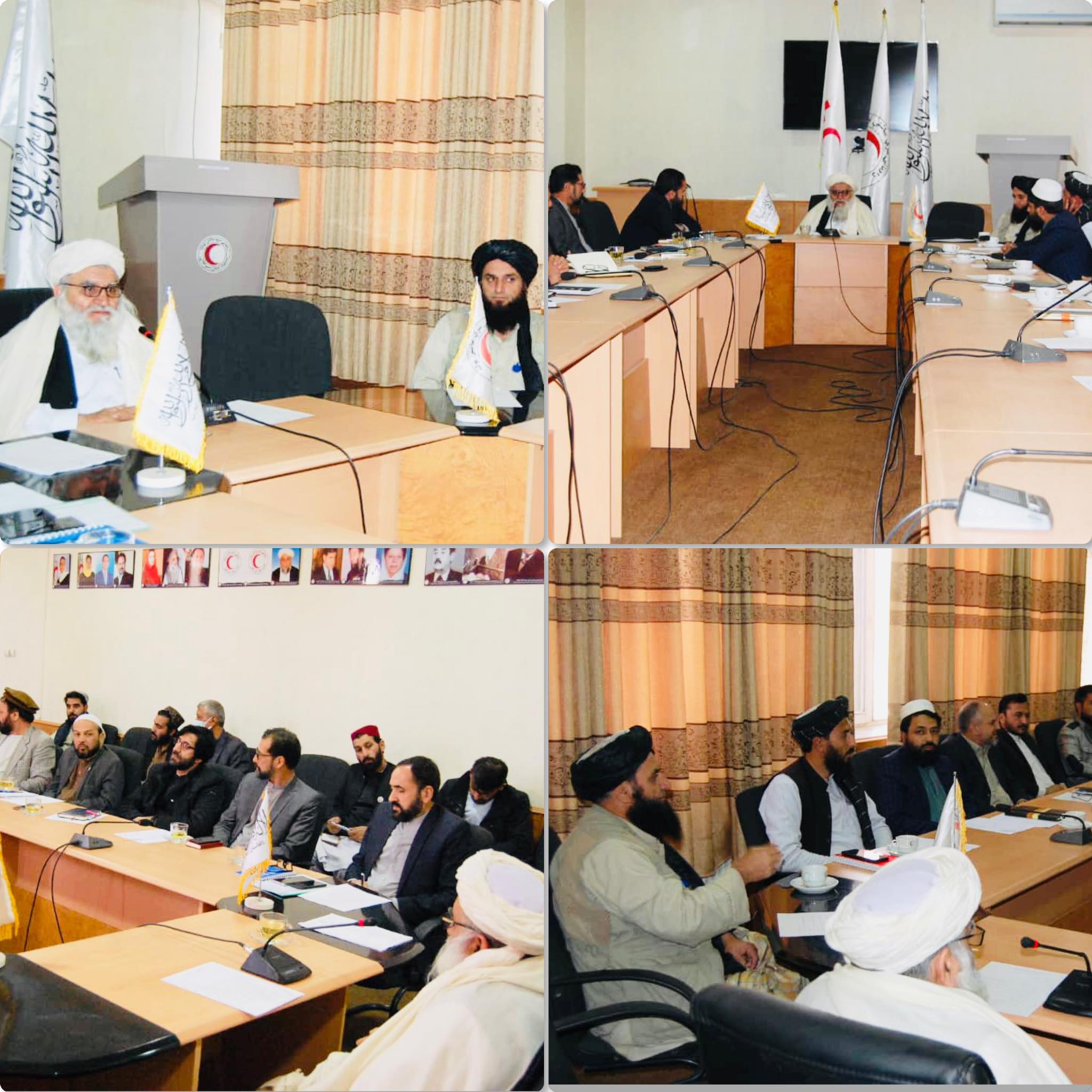 جلسۀ اداری تحت سرپرستی رئیس عمومی جمعیت هلال احمر افغانی دایر گردید!