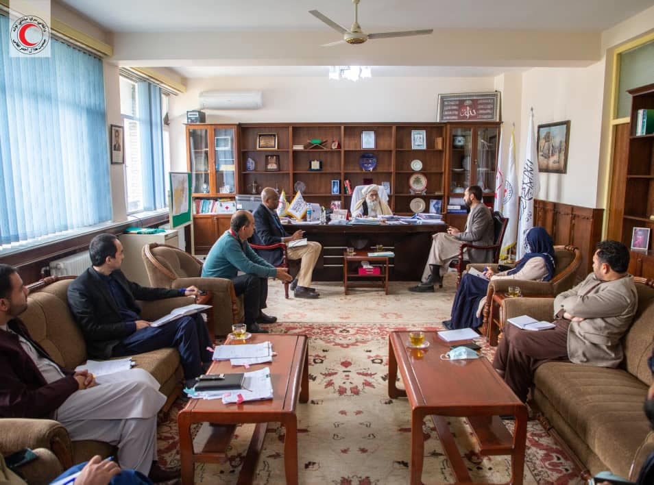 نشست همآهنگی سه جانبه مرکبه های نهضت در دفتر کاری سر پرست ریاست عمومی سره میاشت دایر گردید !