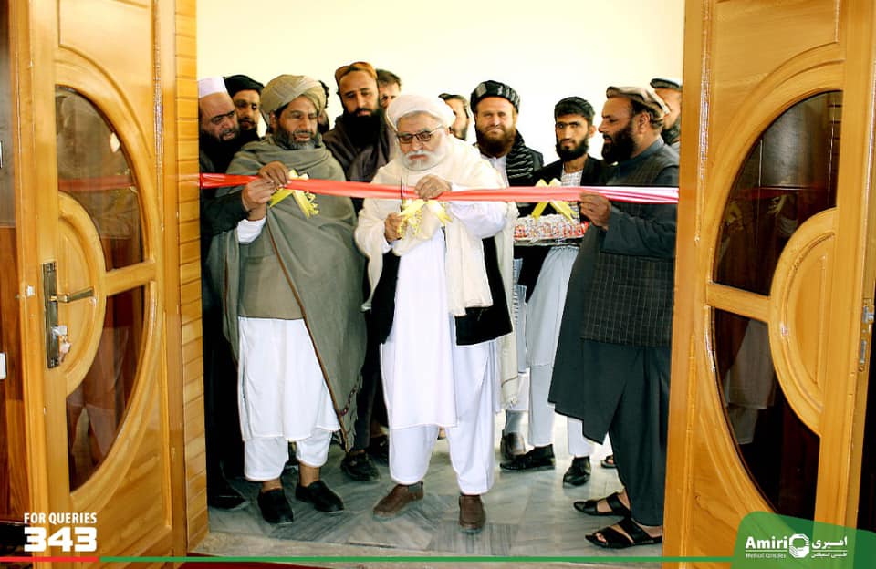 رئیس عمومي جمعیت افغانی سره میاشت در مراسم افتتاح مسجد جامع امیری طبی کمپلکس اشتراک ورزید!
