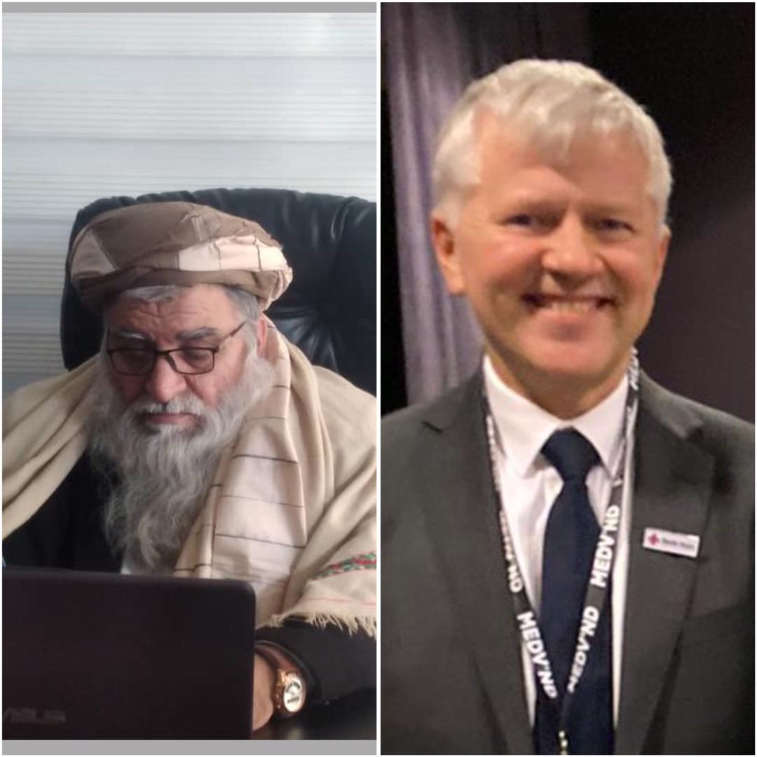 سرپرست ریاست عمومی سره میاشت با رئیس صلیب سرخ ناروی ملاقات نمود!