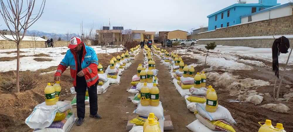 آسیب دیده گان ولایت دایکندی بار چهارم نیز از کمک های جمعیت هلال احمر افغانی مستفید شدند!