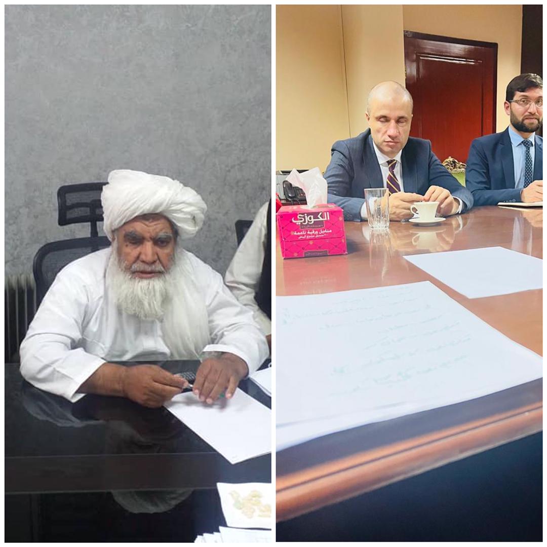 معاون جمعیت هلال احمر افغانی با معاون سفارت تركيه و نماينده هلال احمر ترکیه دیدار نمود!