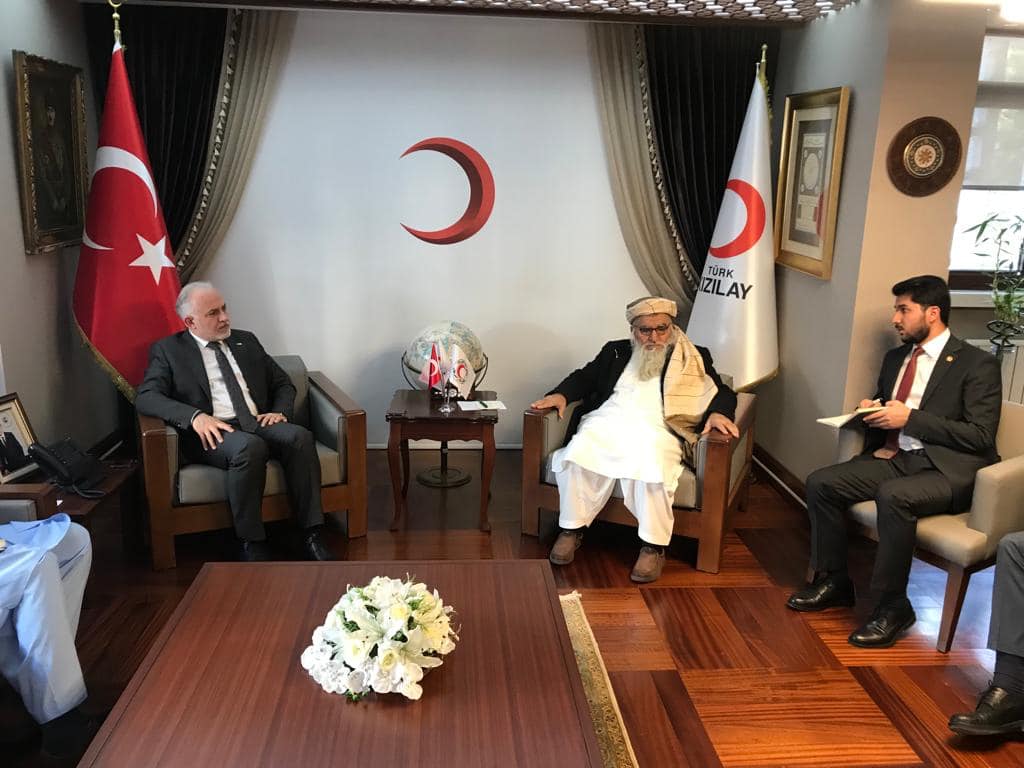 هلال احمر کشور ترکیه، در همکاری و تقویه جمعیت هلال احمر افغانی متعهد است