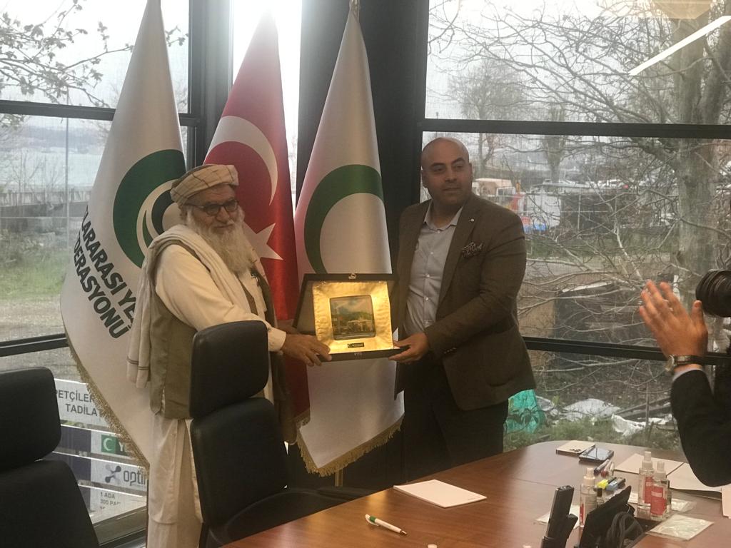 ملاقات رهبری جمعیت هلال احمر افغانی با رئیس بنیاد خیریه هلال سبز ترکیه!