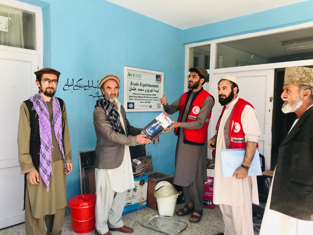 در ولایت پروان با دو مکتب مواد غیر غذایی مساعدت صورت گرفت.