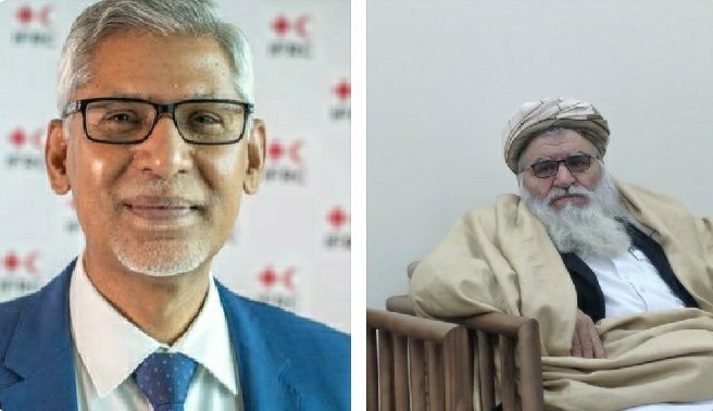 د افغاني سرې میاشتې سرپرست عمومي رییس په جینوا کې د ملي ټولنو د نړیوال فدراسیون له سکرتر جنرال ناسته ترسره کړه!