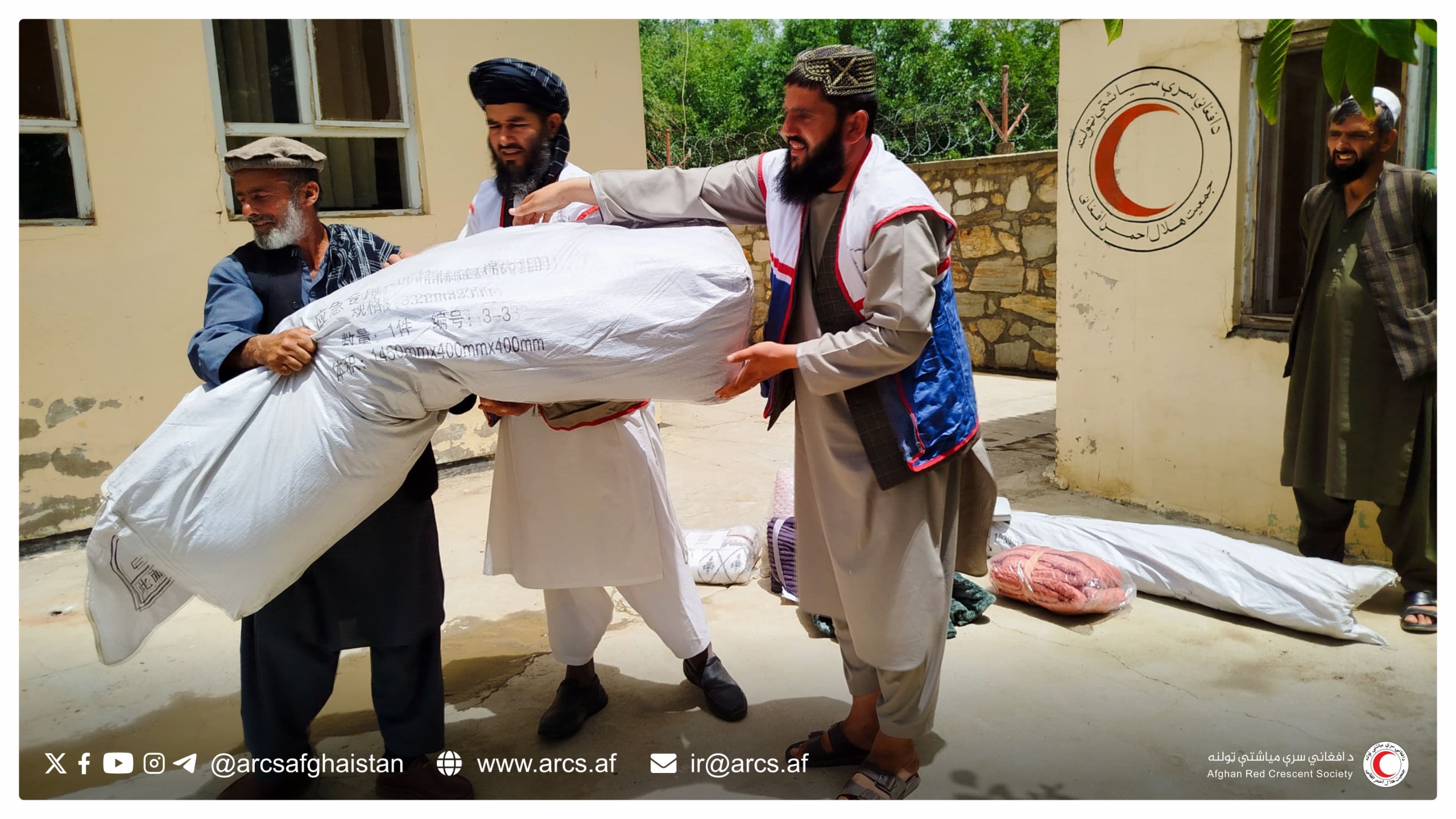 کمک برای ۳ خانواده‌ سیلاب‌زده در ولایت کاپیسا