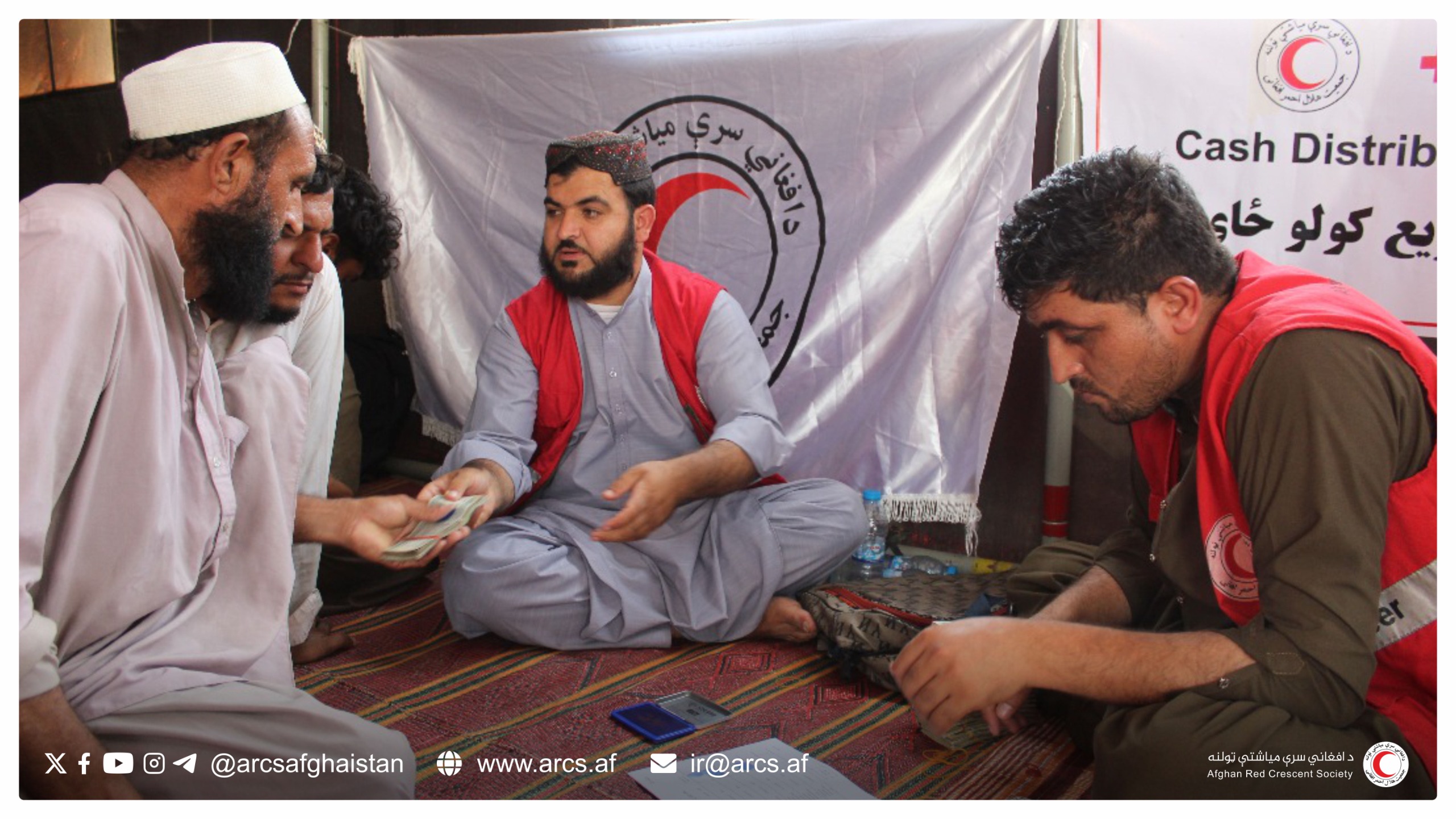 ARCS Distributes AFN 732,000 to Laborers Supporting Returnees in Nangarhar and Kandahar