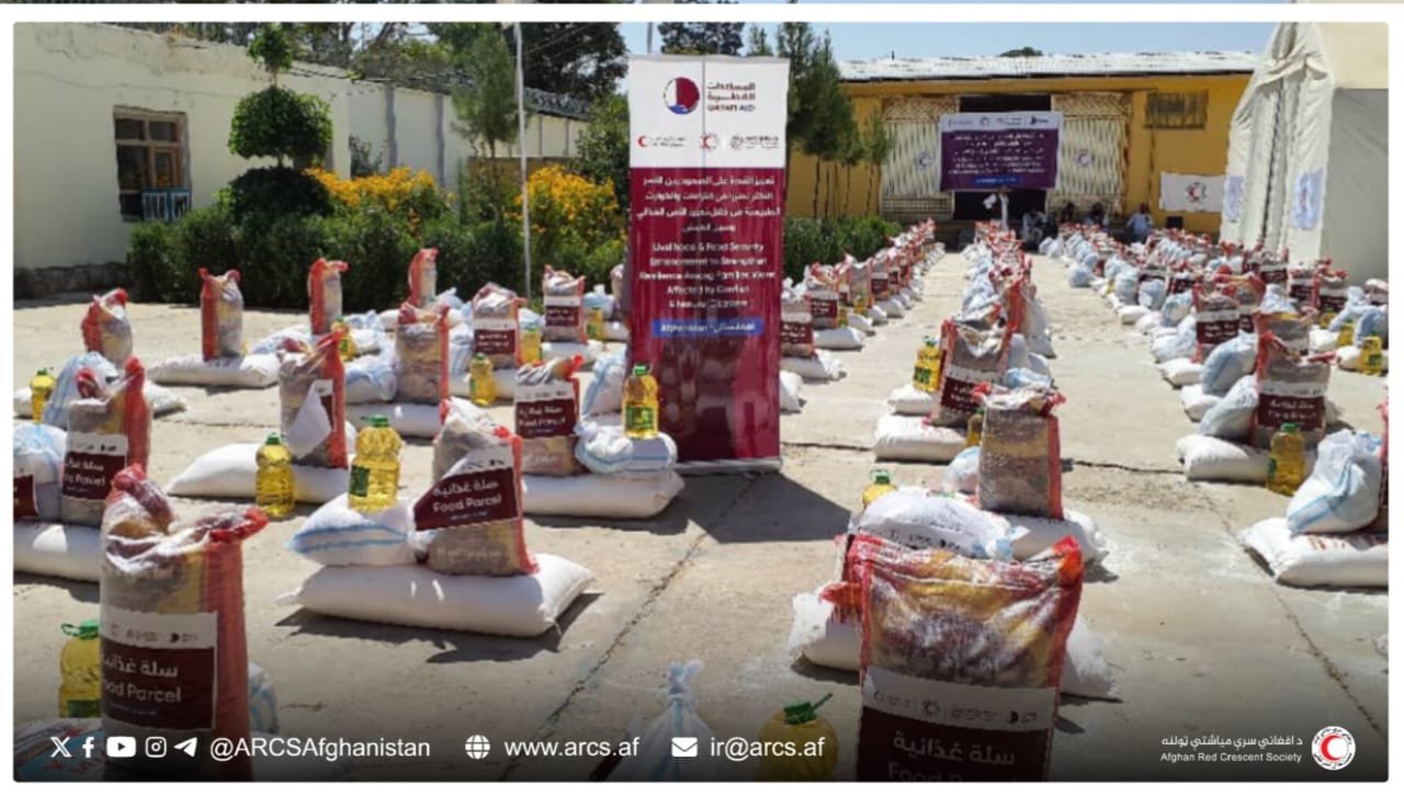 Food and Non-Food Assistance Distributed to Families Without Guardians in Faryab