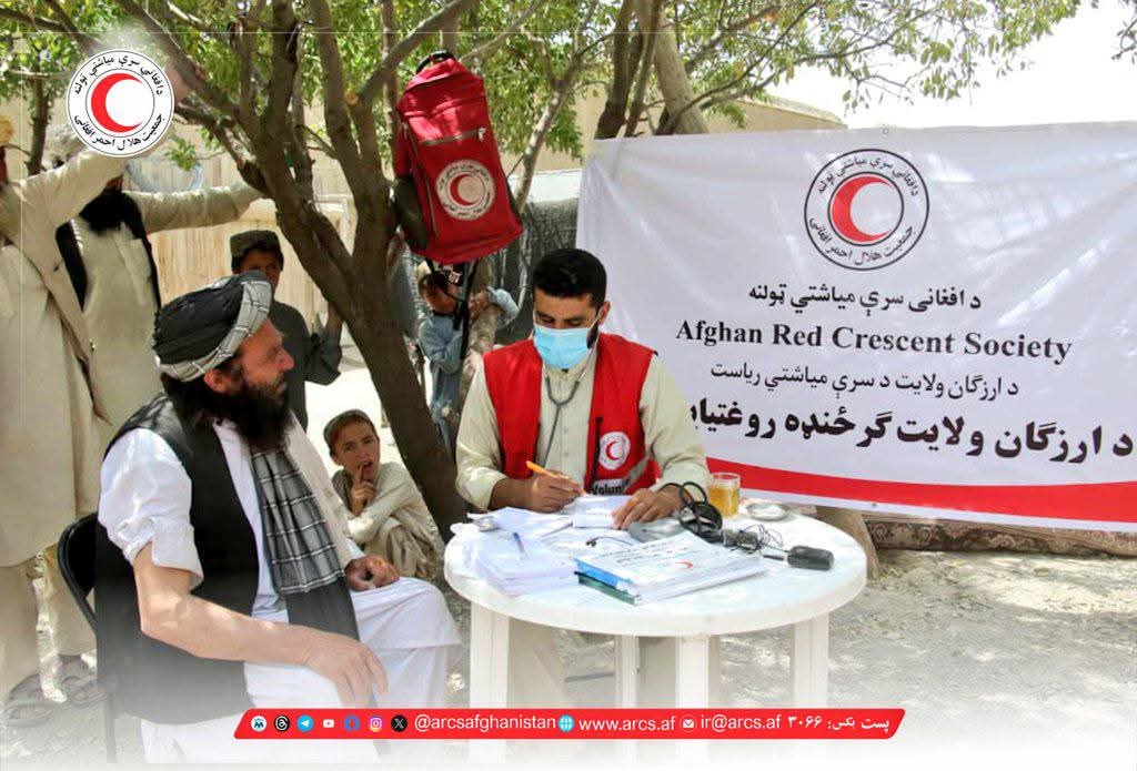 ارائهٔ خدمات صحی برای بیش از ۸۰۰۰ تن از هم‌وطنان در ولایت ارزگان