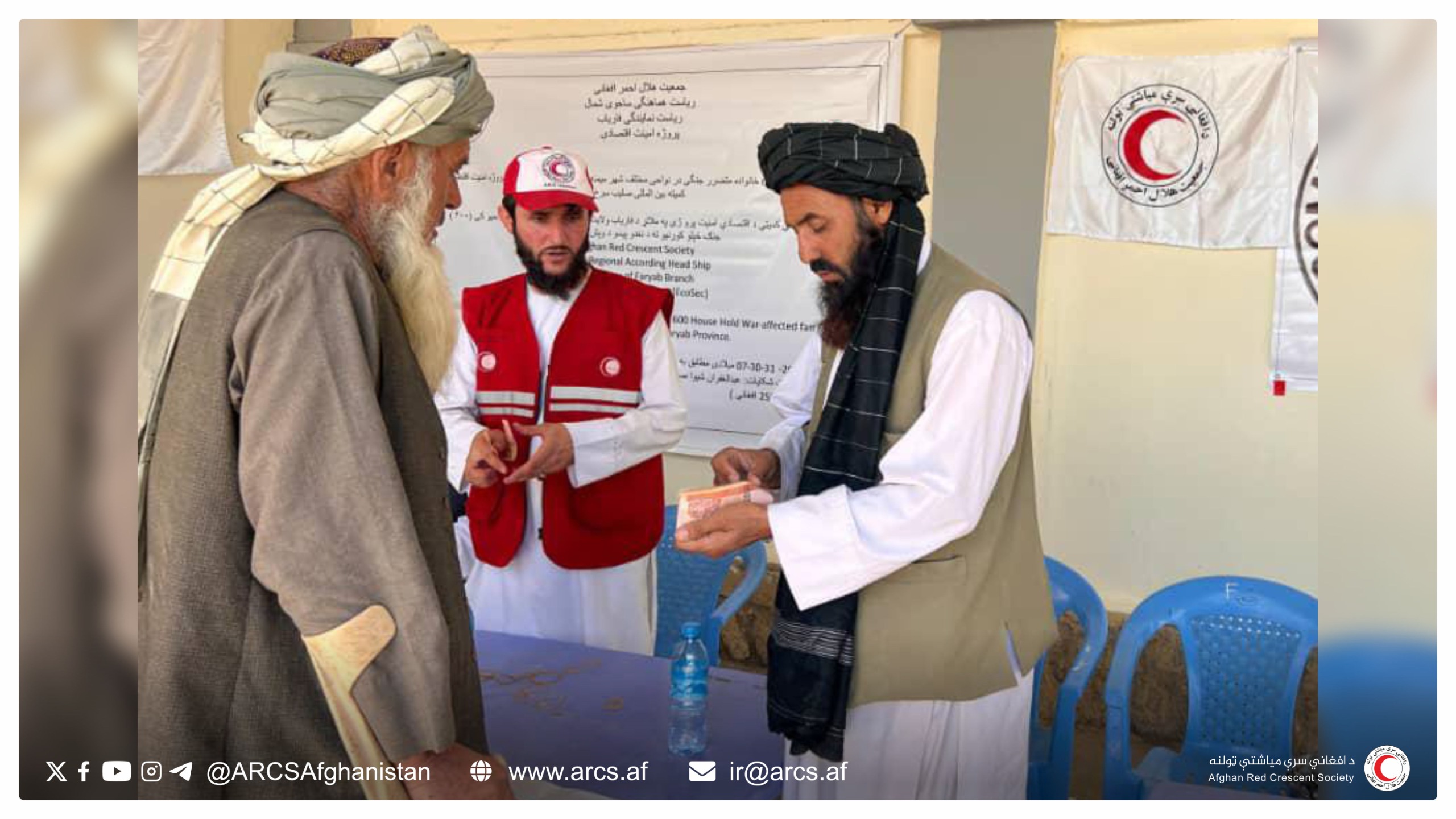 Emergency Assistance Extended to a Fire-Affected Family in Uruzgan