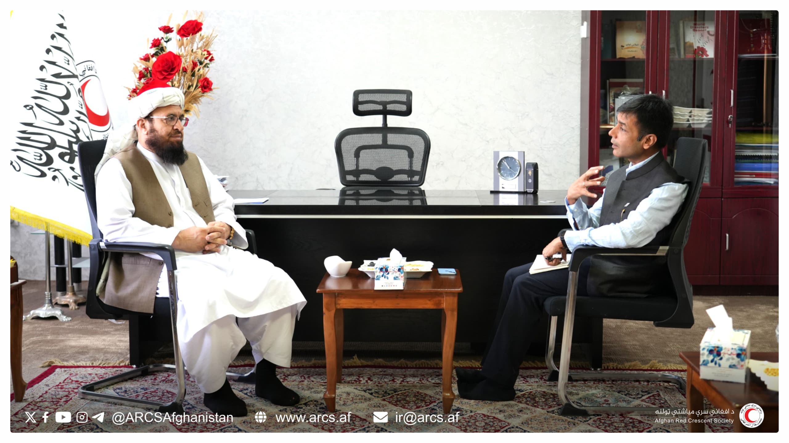 فدراسیون بین‌المللی جمعیت‌های ملی، همکاری خود را با هلال احمر افغانی در زمینه هماهنگی برای مدیریت مهاجرین و حوادث گسترش می‌دهد