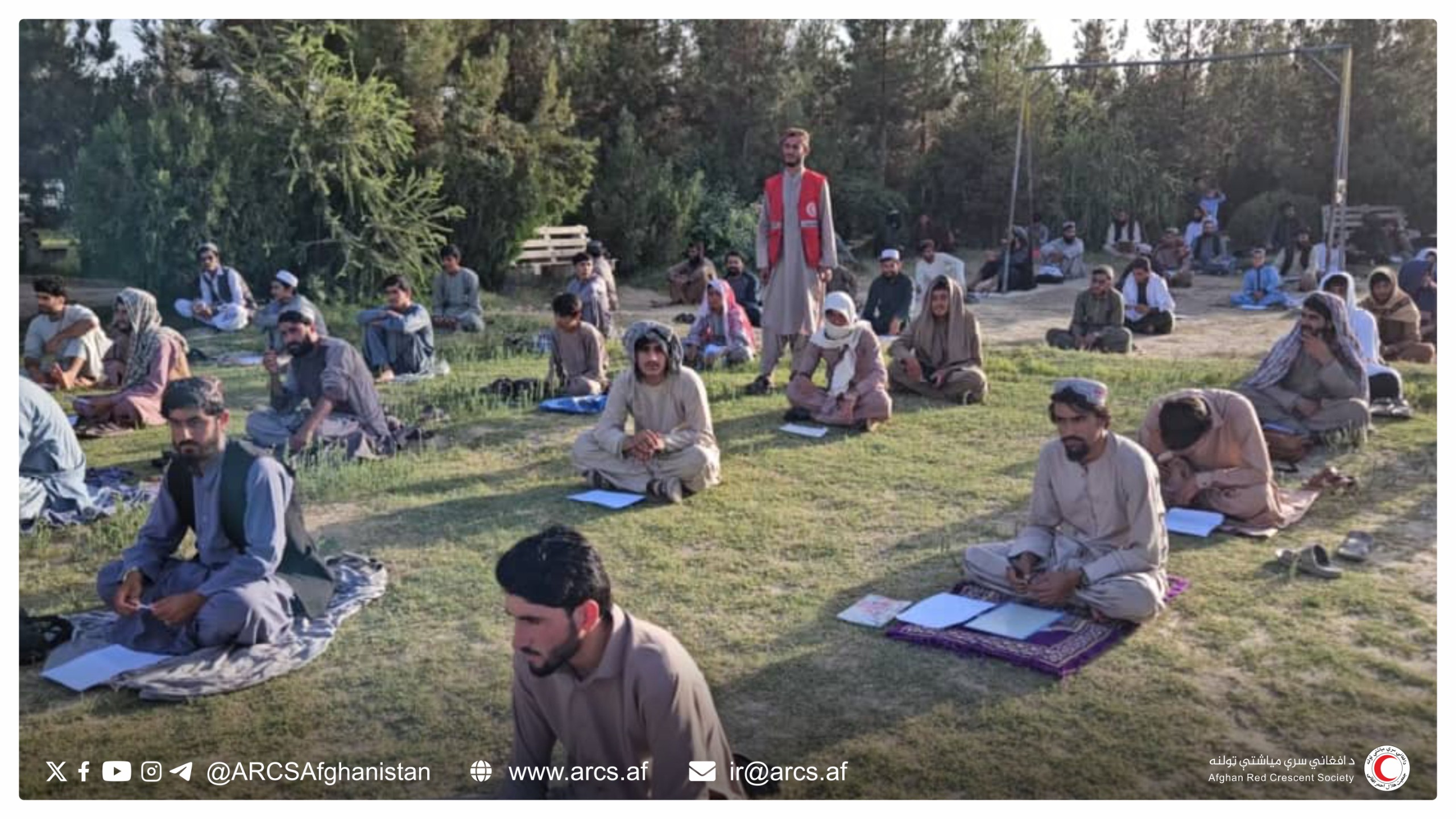 Helmand: ARCS Youth and Volunteers Training Center Administers Exam in Computer and Administrative Skills