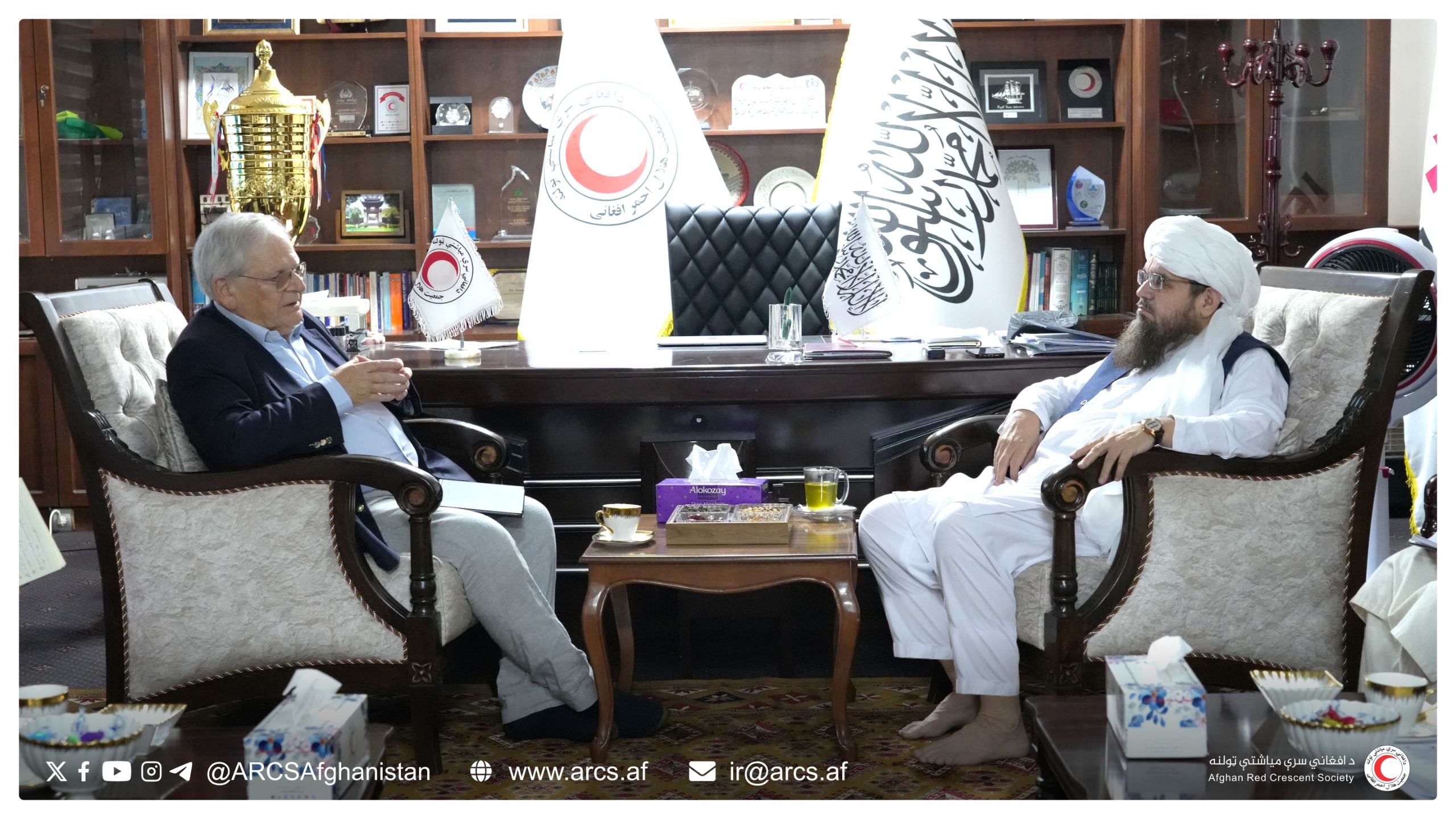 Afghan Aid to Strengthen Partnership with ARCS to Support Natural Disaster-Hit Communities