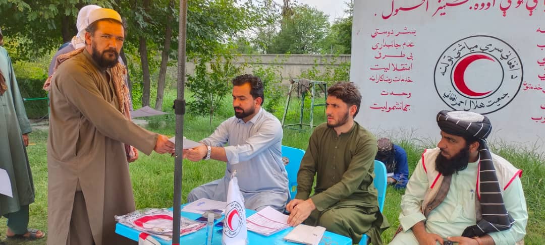 Cash Assistance Provided to Flood-Affected Families in Khost