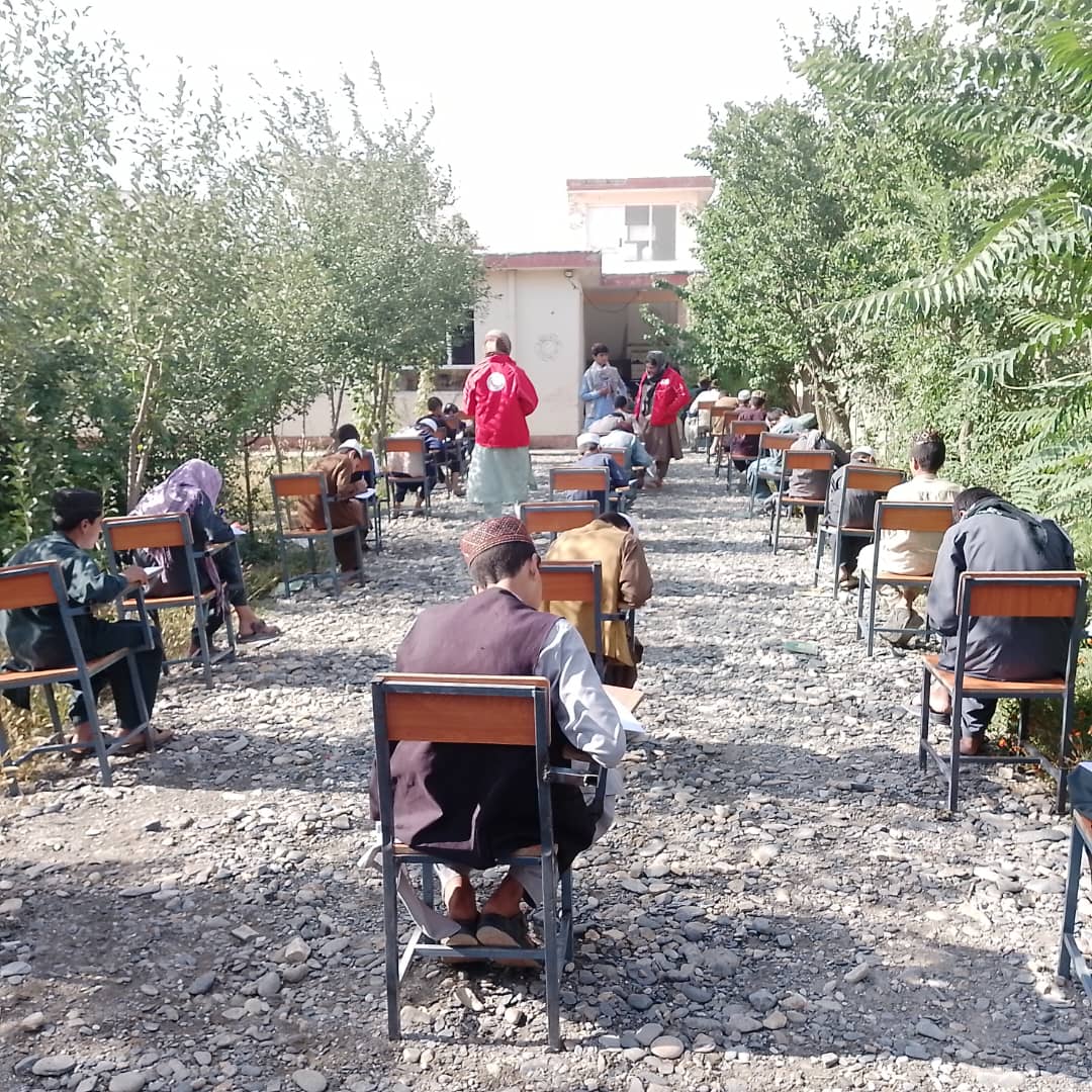 Maidan Wardak: An Exam was Conducted for Students at the Training Center
