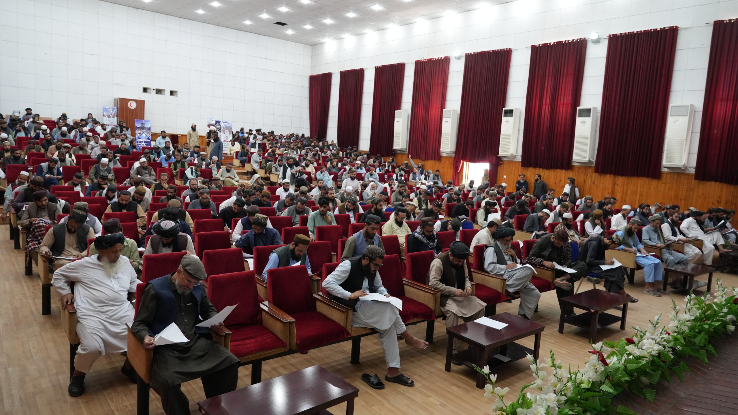 له کارکوونکو څخه د ورځنيو ديني زده کړو  د ارزونې په موخه ازموینه واخیستل شوه