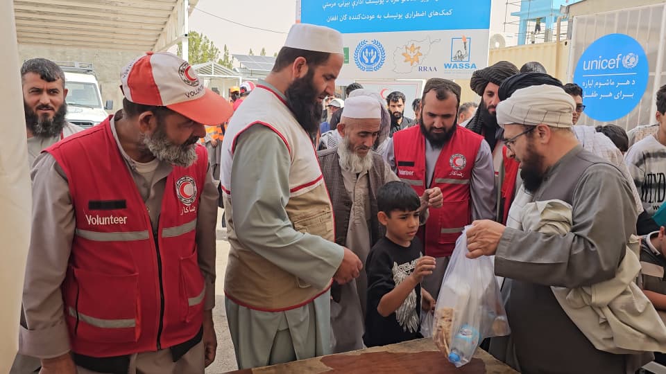 Islam Qala: ARCS Vice President Assesses Humanitarian Assistance for Returning Refugees