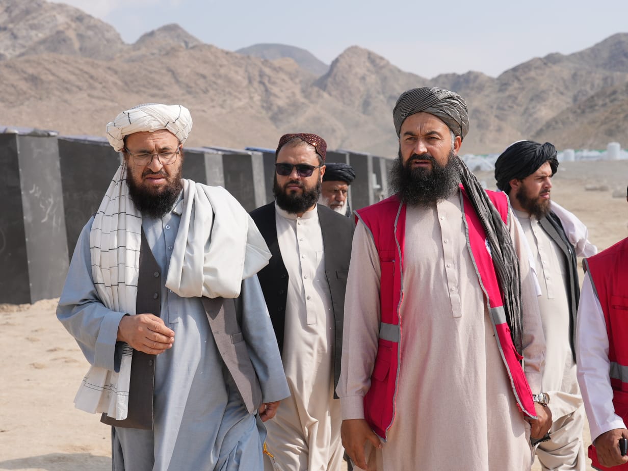 Kunar: ARCS Vice President Inspects Temporary Camp for Earthquake Survivors