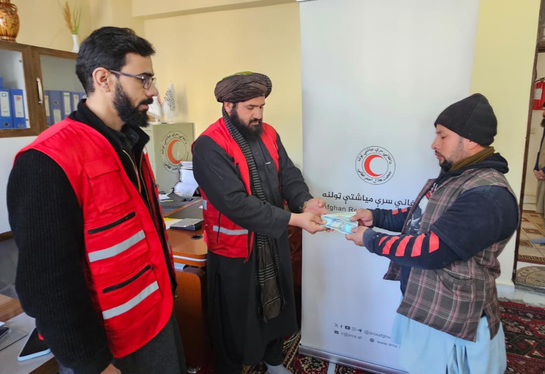 Emergency Relief for Rainfall-Affected Families: Two Families Receive Cash Assistance in Herat