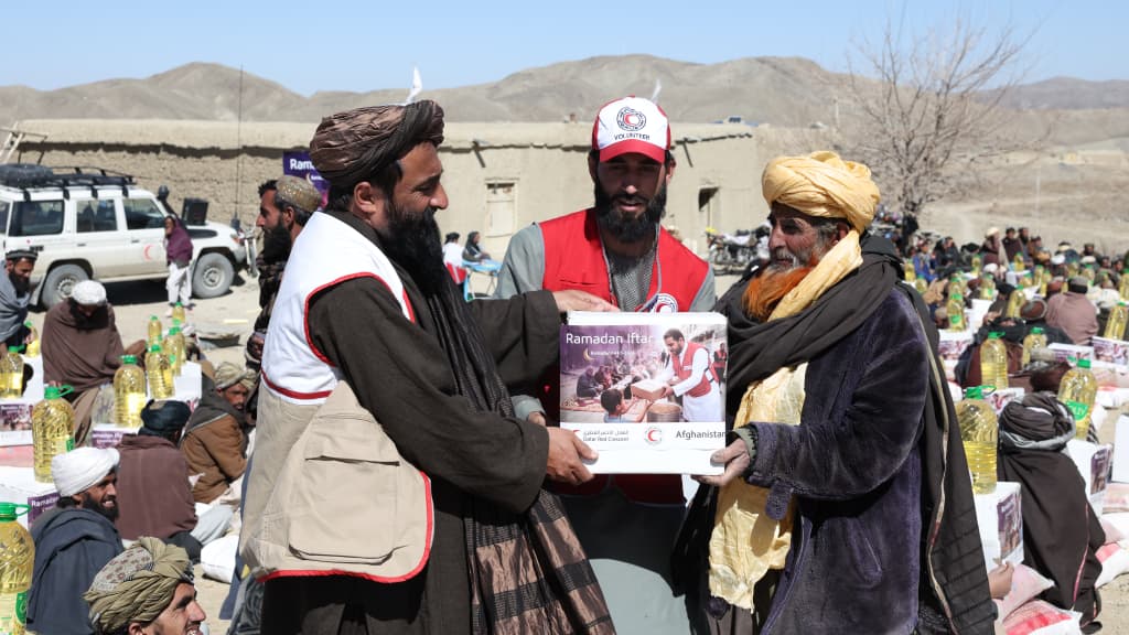 19.1 Tons of Food Aid Distributed to 200 Vulnerable Families in Paktika for Ramadan