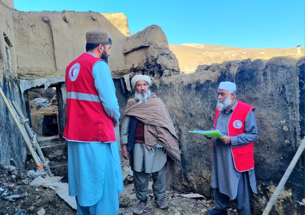 ARCS Provides Emergency Assistance to a Fire-Affected Family in Ghazni