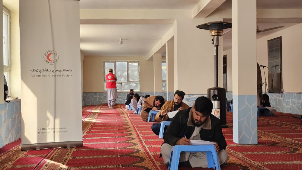 هرات؛ امتحان بست همکار پروژهٔ تغییرات اقلیمی اخذ شد