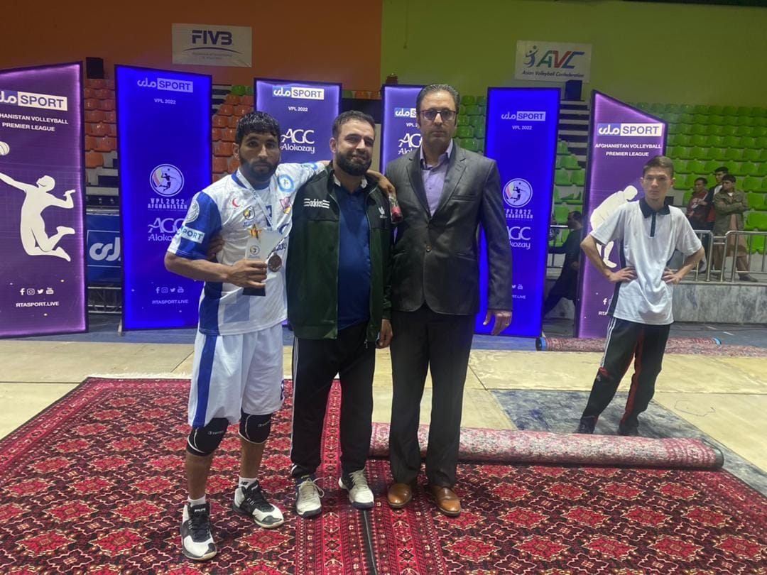 افغاني سرې مياشتې د واليبال لوبډلې د ليګ برتر واليبال په سياليو کې د هيواد په کچه دريم مقام خپل کړ!
