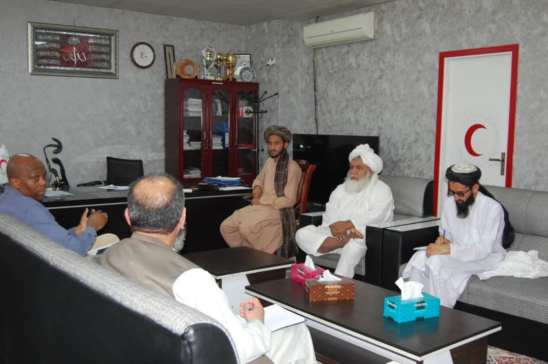 معاون جمعیت هلال احمر افغانی با رئیس فدراسیون بین المللی در كابل دیدار نمود.