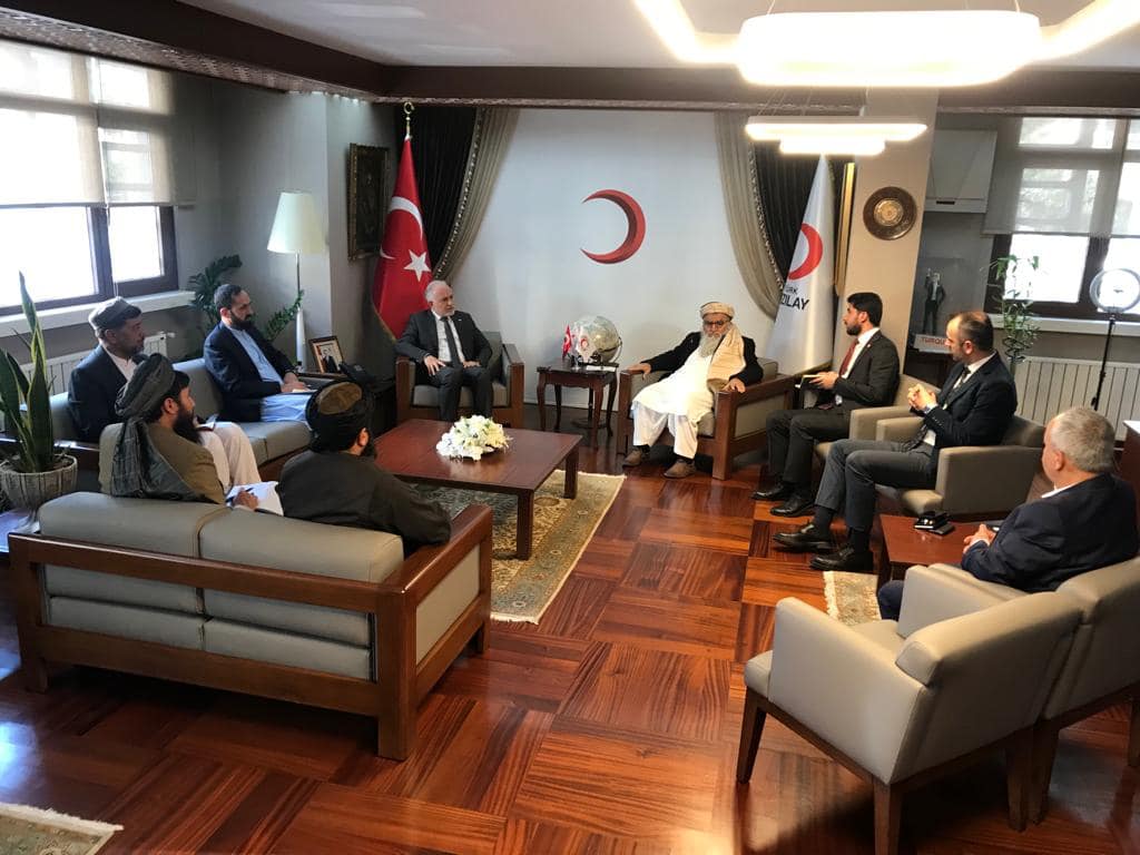 هلال احمر کشور ترکیه، در همکاری و تقویه جمعیت هلال احمر افغانی متعهد است