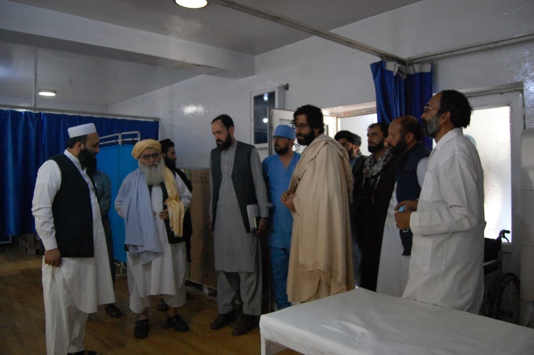 د افغاني سرې میاشتې سرپرست عمومي رییس کابل کې مرکزي روغتون کې د درې څانګو پرانیسته وکړه!