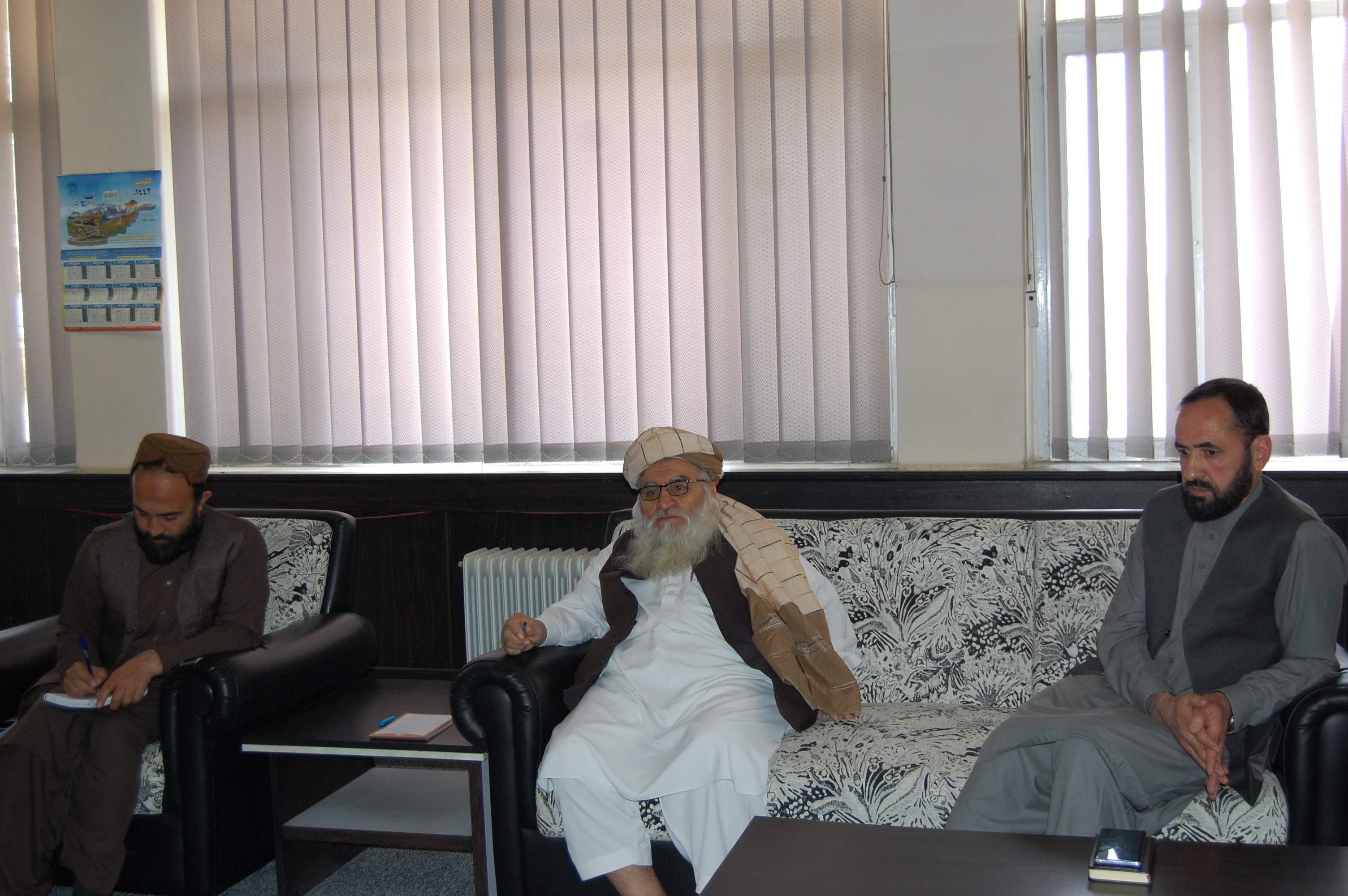 د افغاني سرې میاشتې ټولنې سرپرست رییس په کابل کې د نړیوال فدرېشن له رییس سره وکتل!