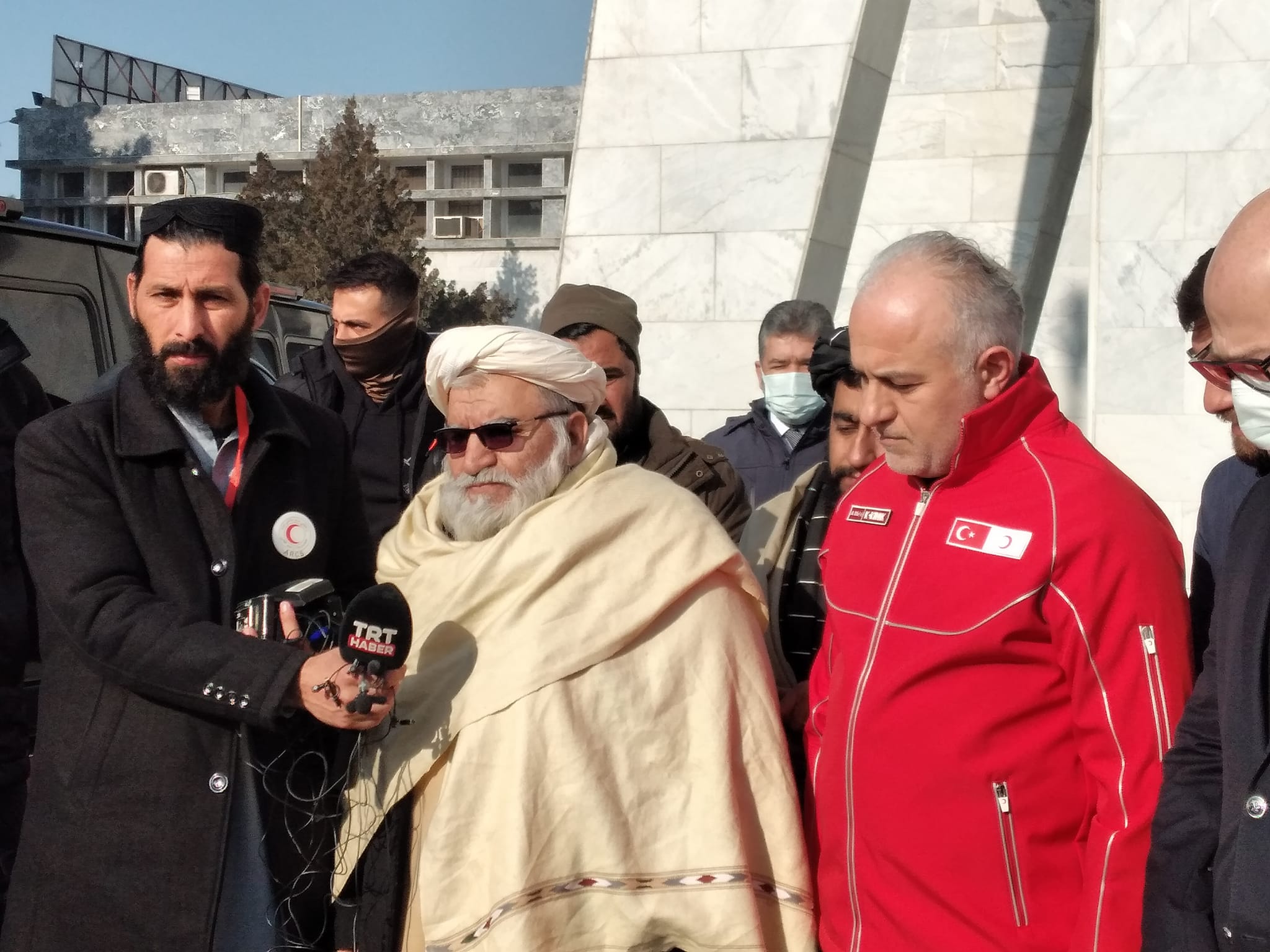 محترم کریم کنیک ریس عمومی هلال احمر ترکیه و معاون فدراسیون بین المللی به سفر ۳ روزه به کابل آمد!